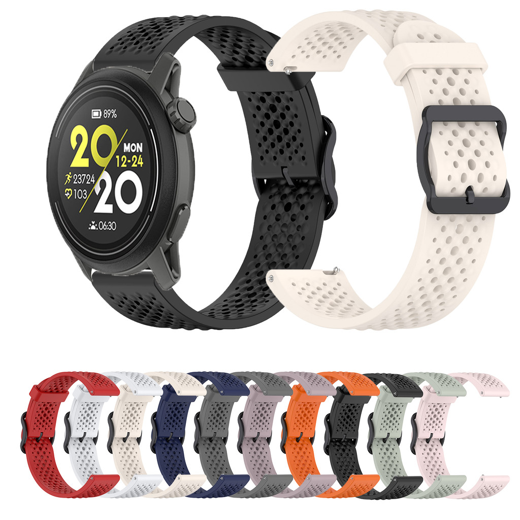 สายรัดซิลิโคนนุ่ม ระบายอากาศ สําหรับ COROS PACE 2 3 4/APEX 2 Pro/APEX Pro/APEX/APEX 4/42 มม./46 มม./VERSIX กันน้ํา สายนาฬิกาข้อมือกีฬา