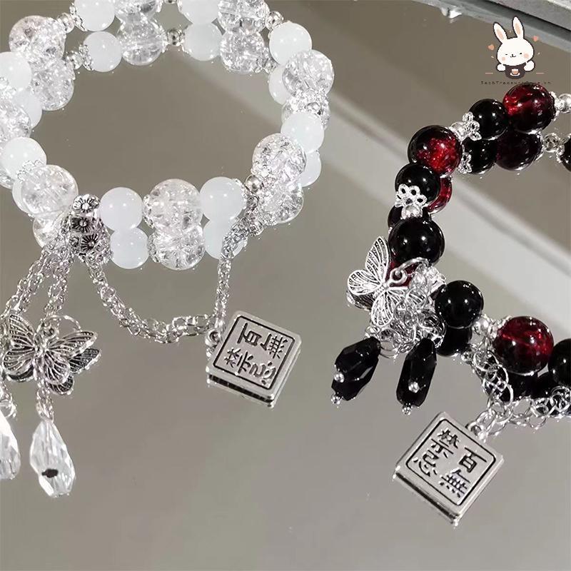 [Teh] Tian Guan Ci Fu สร้อยข้อมือคอสเพลย์ Xie Lian Hua Cheng Heaven อย่างเป็นทางการ Blessing จี้ผีเส