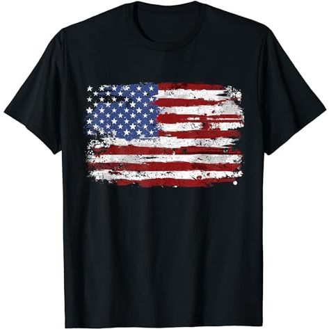 American Flag USA United States of America US 4th of July T-Shirt