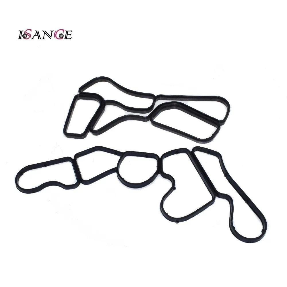 ISANCE น้ํามัน Cooler ถึงกรองน้ํามัน & Timing ฝาครอบปะเก็นสําหรับ Mercedes-Benz C280 C350 C350 C280 