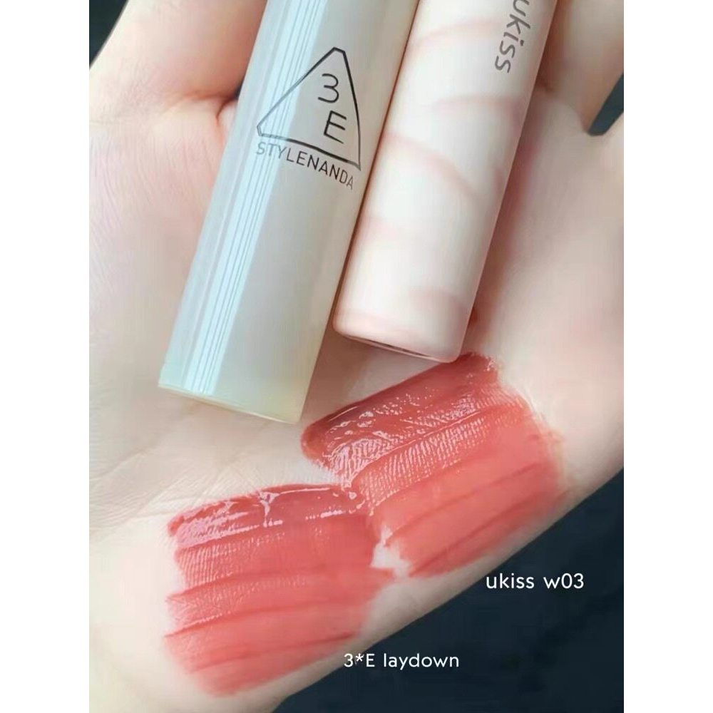 ลิปสติก ลิป UKISS Water Lip Dew Milk Mist Mermaid Lip Glaze uikks uikss Official Flagship Store ลิปส