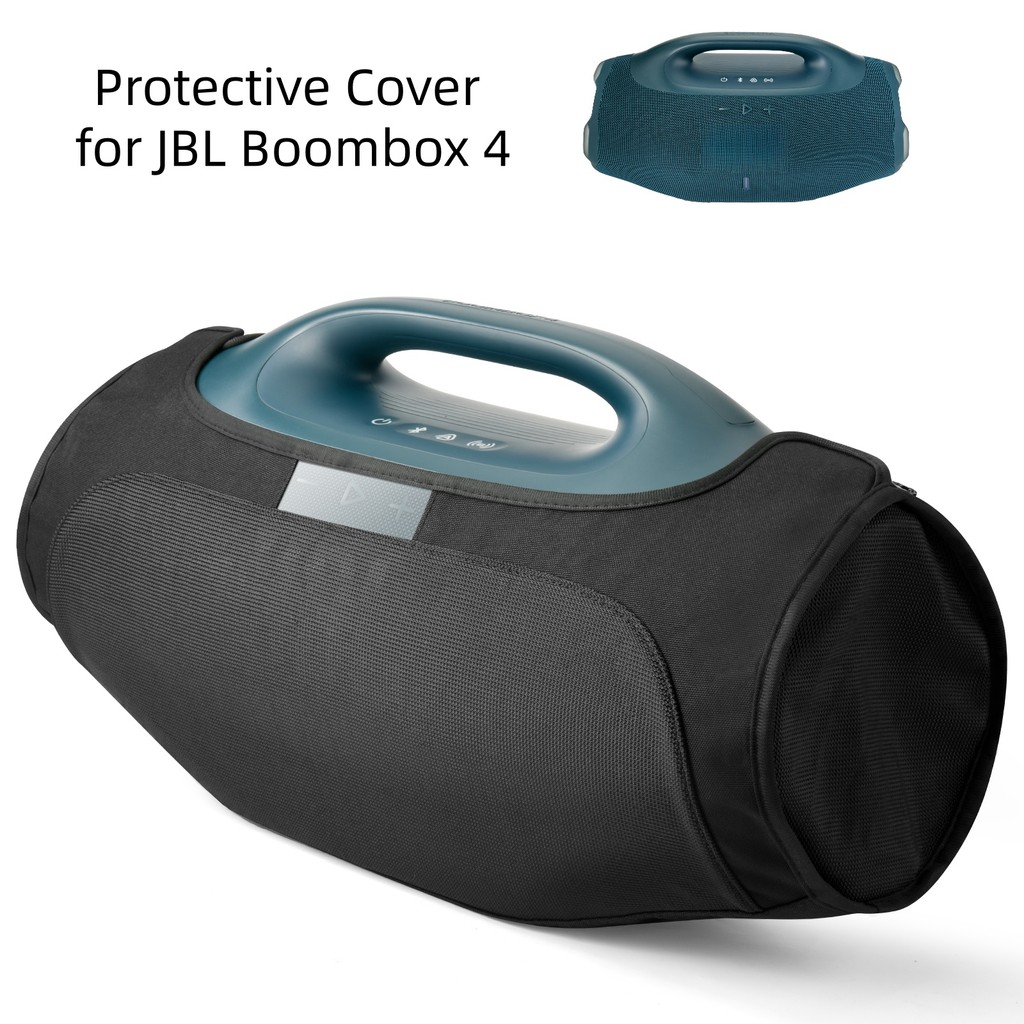 ฝาครอบกันฝุ่นสําหรับลําโพง JBL Boombox 4, เคสป้องกันตาข่ายไนลอน 900D พร้อมที่เปิดการเข้าถึงและปิดตะขอ