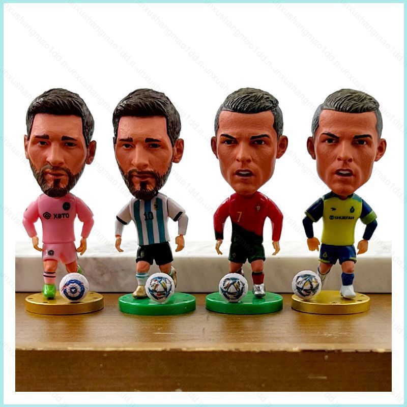 XS1 ฟุตบอล star Action Figure Lionel Messi Cristiano Ronaldo ตุ๊กตาของเล่นสําหรับเด็กคอลเลกชันเครื่อ