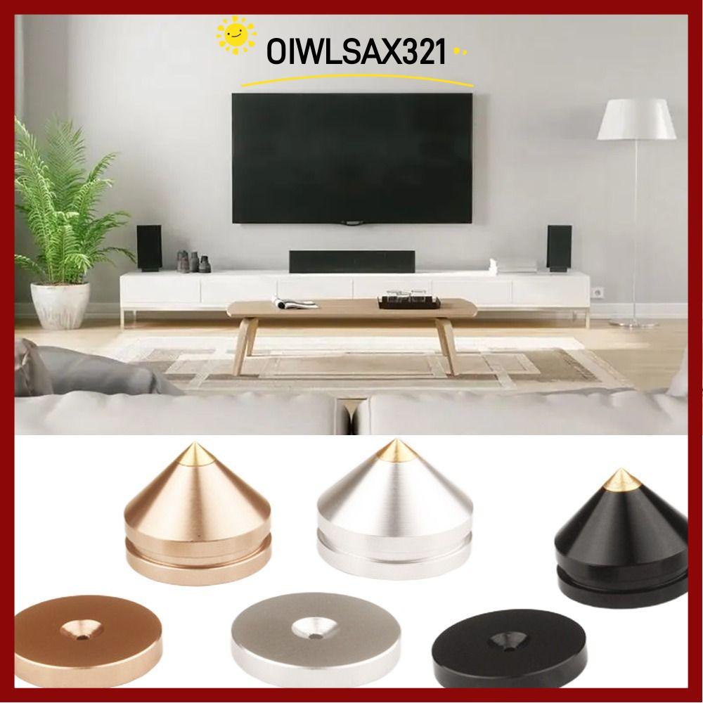 OIWLSAX321 เสียงลําโพงฟุต Pad, Disc Player โช้คอัพชั้นวางหนังสือ Pads Spikes กรวยชั้นเล็บ,ปลายลําโพง