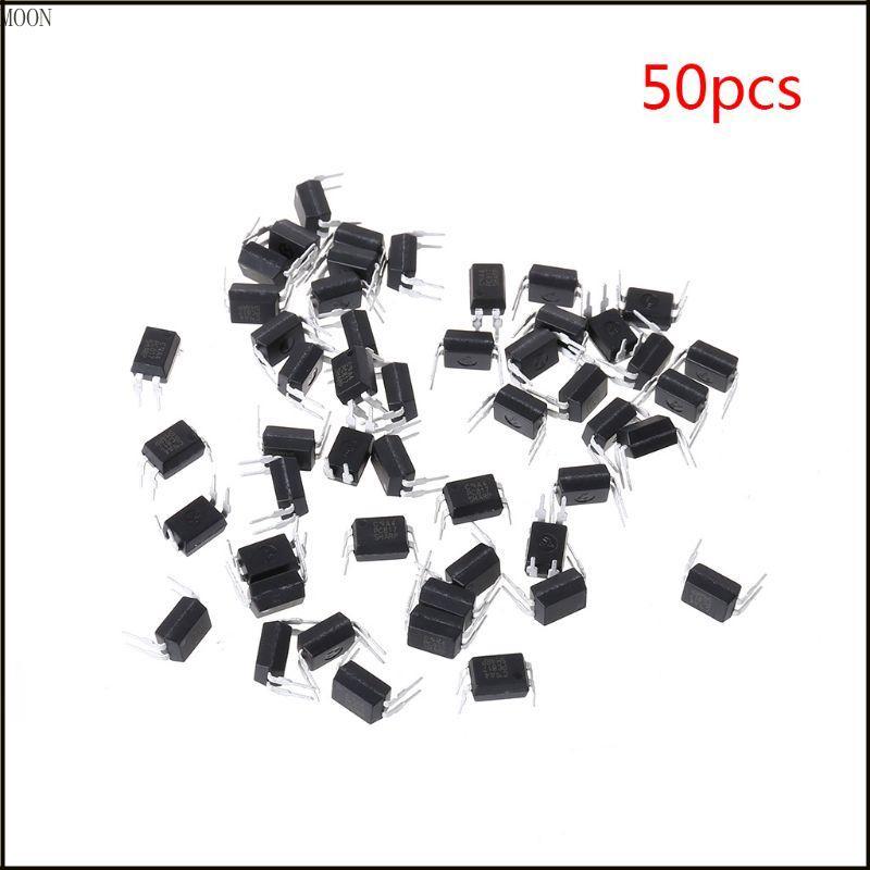MOON 50pcs PC817 PC817C PC817 C PC817 LTV817 K1010B Optocoupler สําหรับ Sharp