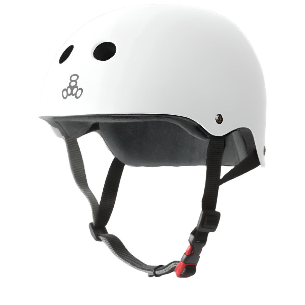 Triple 8 The Certified Sweatsaver Helmet White Matte