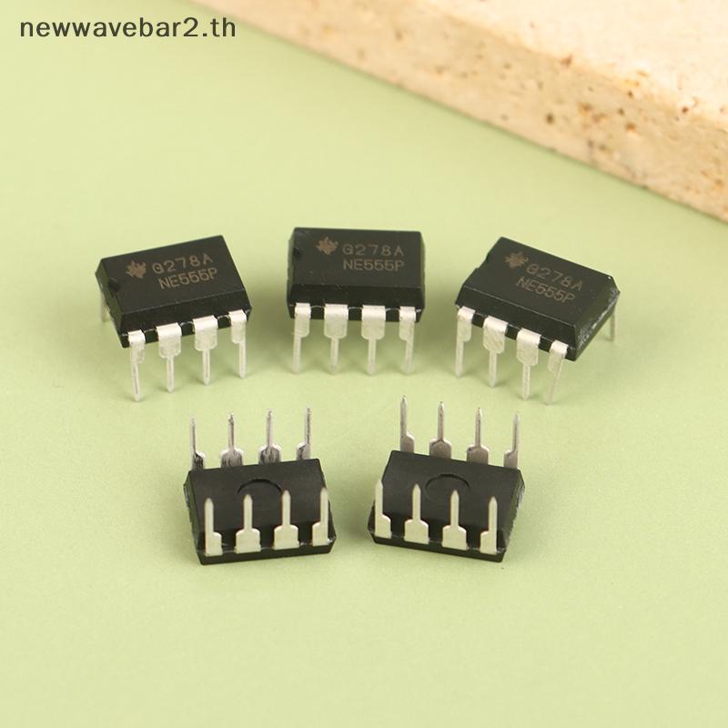 # waveba # 20 ชิ้น NE555 NE555P Integrated IC Direct Plug DIP-8P Base Circuit Chip Electronicponents