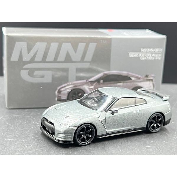 MINIGT NISSAN GT-R 2013 Dark Metal Gray   (NISMO R35 CRS Version)