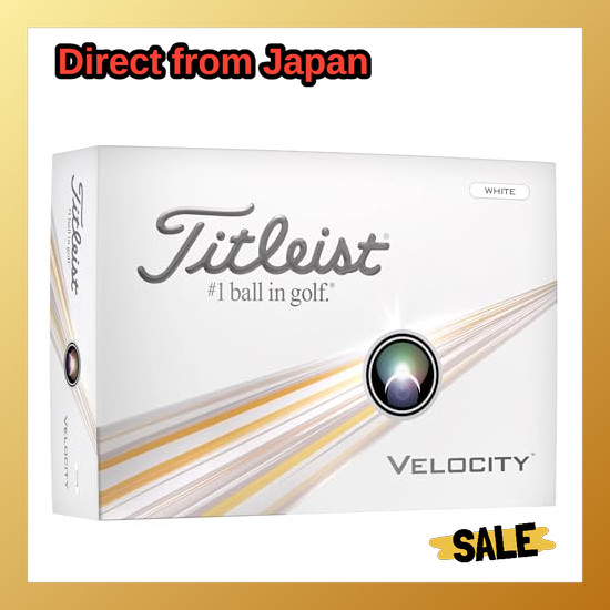 Direct From Japan TITLEIST Golf Ball 24 VELOCITY DZ Unisex White (x 2)