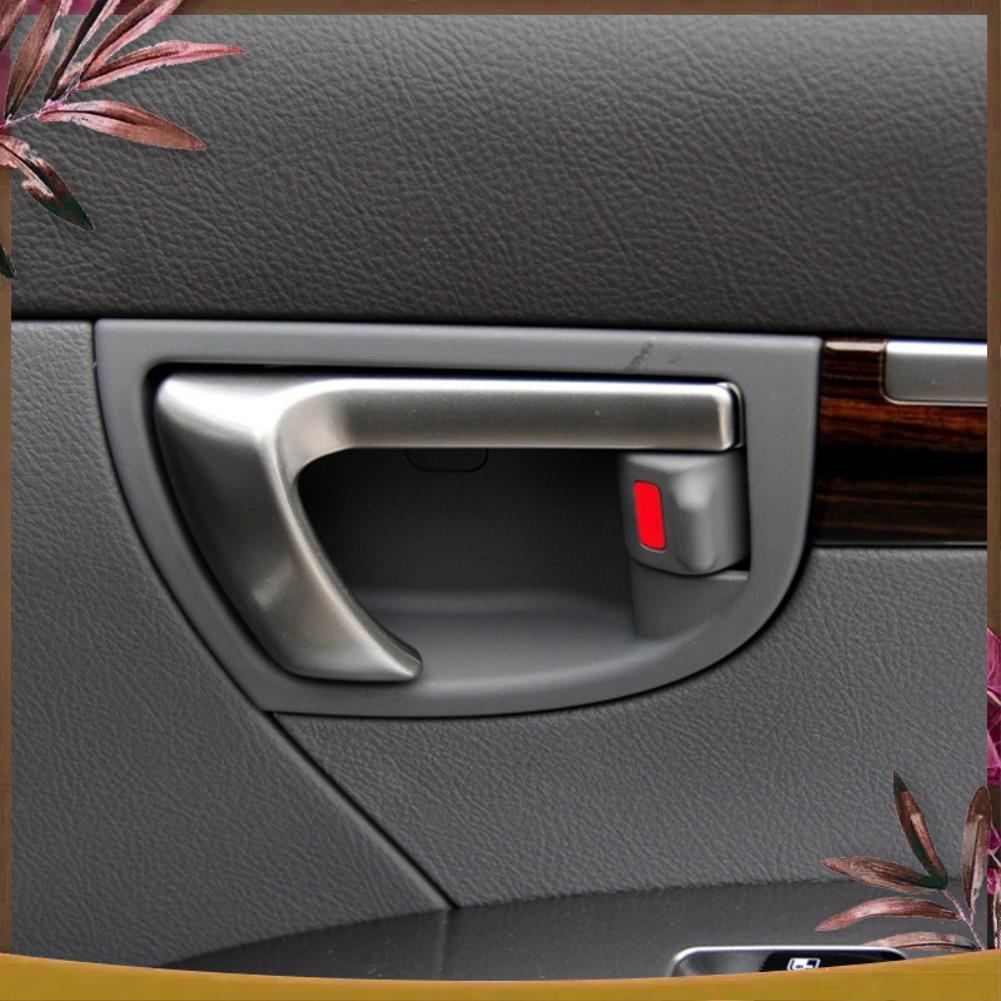 AB59-ซ้าย + ด้านขวาภายในประตูสําหรับ 2007-2012 Hyundai Santa Fe สีเทาลูกบิด 82610-2B010 82620-2B010