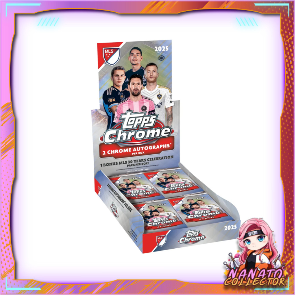 [ ยกกล่อง ] การ์ดสะสม 2025 Topps Chrome MLS  Hobby (p3)
