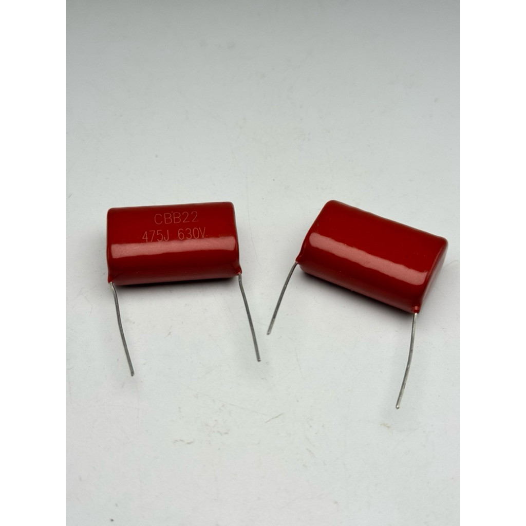 ร้านไทย BCB22 475J630V ขา 31 mm ไมล่า630v c ไมล่า475  Cไมล่าของใหม่  ตัวเก็บประจุแบบฟิล์มโพรพิลีน