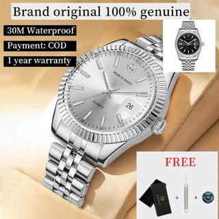PABLO RAEZ 2766 Orihinal na Relong Pang-lalaki |   Waterproof Luminous Calendar Quartz Watch |   Sta