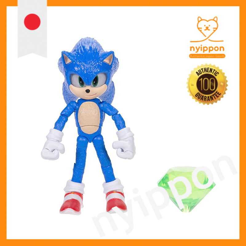 Sonic the Hedgehog Sonic 3 Movie 5-Inch Action Figure: Sonic with Emerald Wave #3