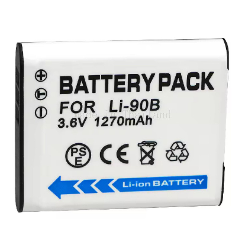 LI-90B DB-110 LI-92B แบตเตอรี่สําหรับ Olympus Tough TG-2 TG-3 TG-4 TG-5 TG-6 XZ-2 SH-1 SH-2 SH-3 SH-
