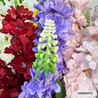 ไลทั่มช่อ 7 ก้าน ต้นสูง 60 cm. ดอกไม้ตกแต่งบ้าน ดอกไลทั่มปลอม ของตกแต่งงาน ของตกเเต่งคาเฟ่