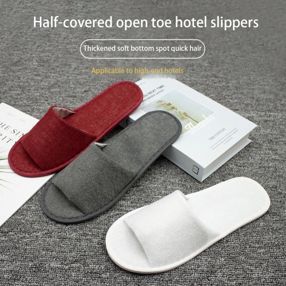 Outdoors Disposable Slippers  Travel Business Trip Hotel Portable Folding Slippers Home Guest Slippe