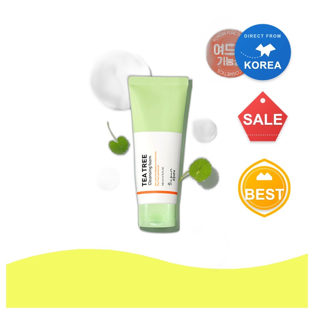 [daiso] Tea Tree Cleanser Apieu The Pure 1 ชิ้น Tea Tree 200ml