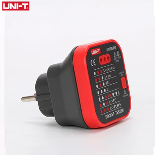 UNI-T UT07B-EU (แท้ ส่งจากไทย)เครื่องทดสอบซ็อกเก็ตไฟฟ้า ทดสอบการรั่วไหลของ RCD