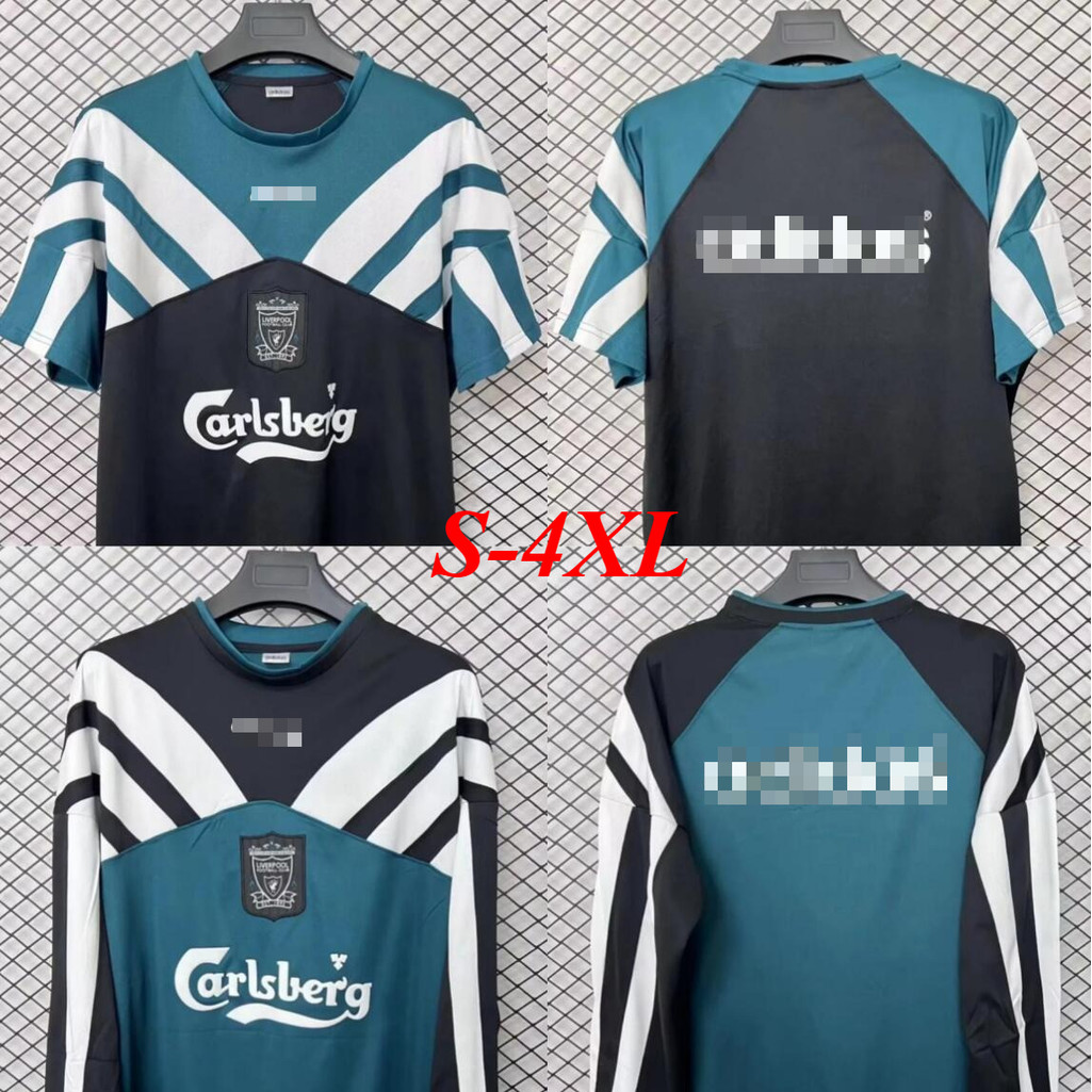 เสื้อฟุตบอล retro ของ Liverpool สำหรับผู้ชาย ไซส์หลากหลาย