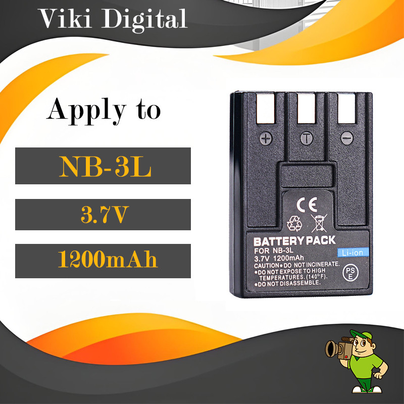 แบตเตอรี่ NB-3L สำหรับ Canon กล้อง IXUS i/i5/ II/700/750/600 IXY SD100