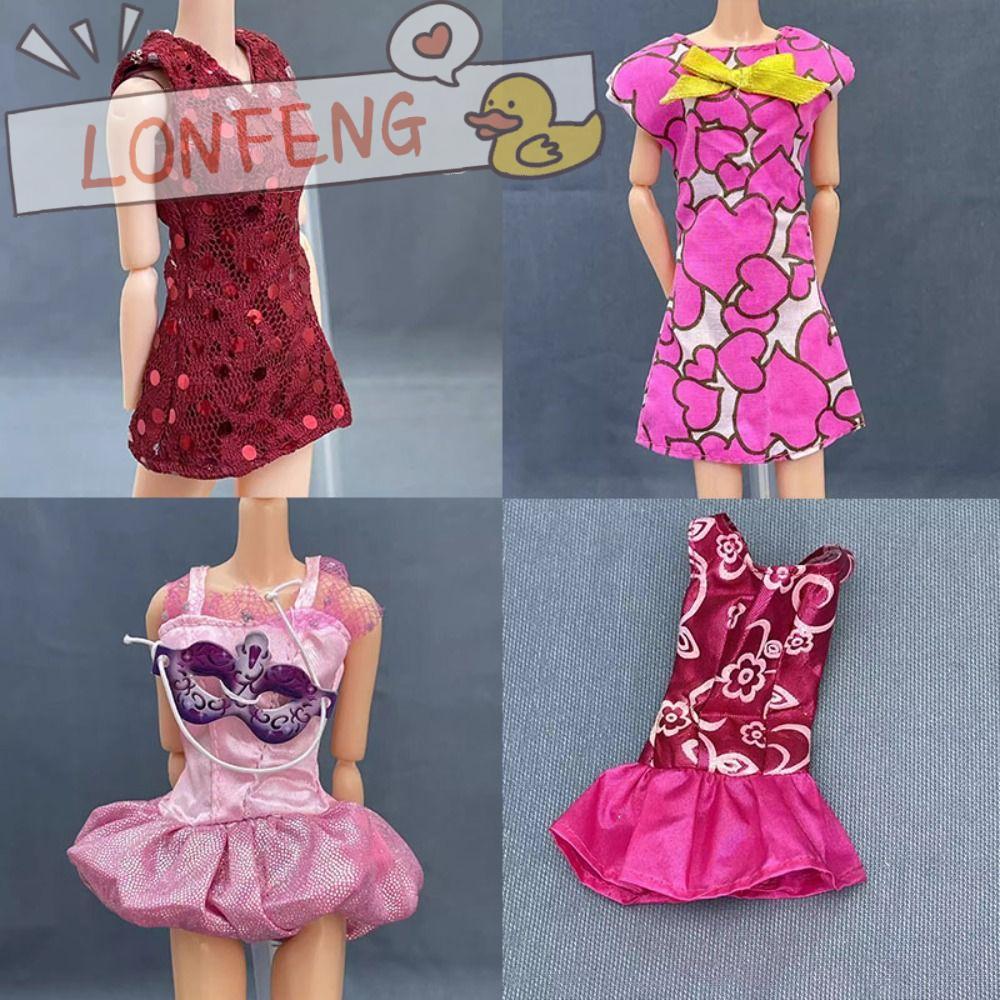 LONFENG 11.5" Dolls Coat, Multi-styles Casual Wears Doll Clothes Accessories, Kids Toys Fashion Prin
