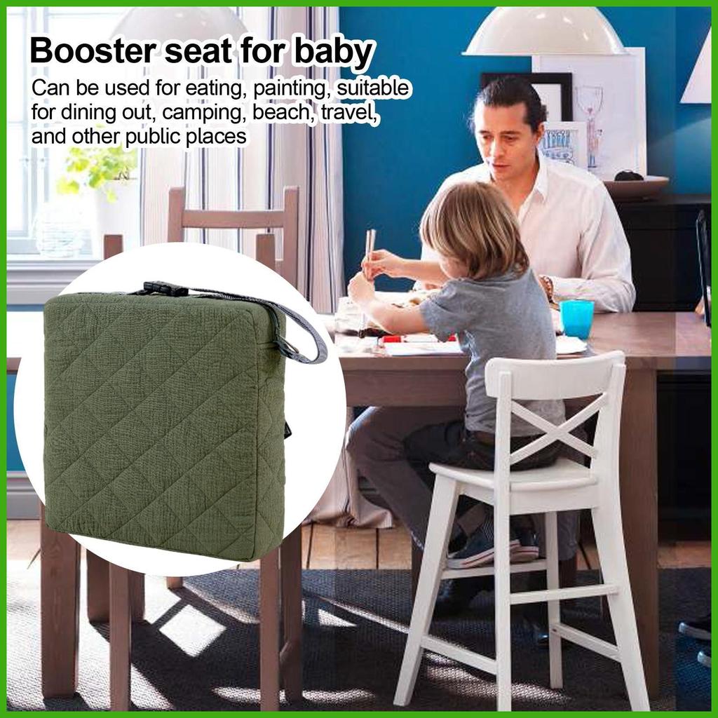 Kids Booster Seat สําหรับโต๊ะรับประทานอาหารแบบพกพาเด็กวัยหัดเดินเบาะ Booster Seat Skin-Friendly Chai
