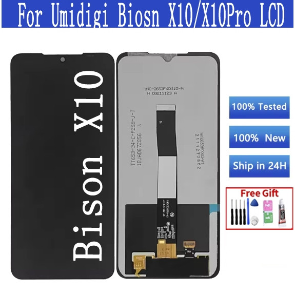 หน้าจอสัมผัส LCD ทดแทนสําหรับ Umidigi Bison X10