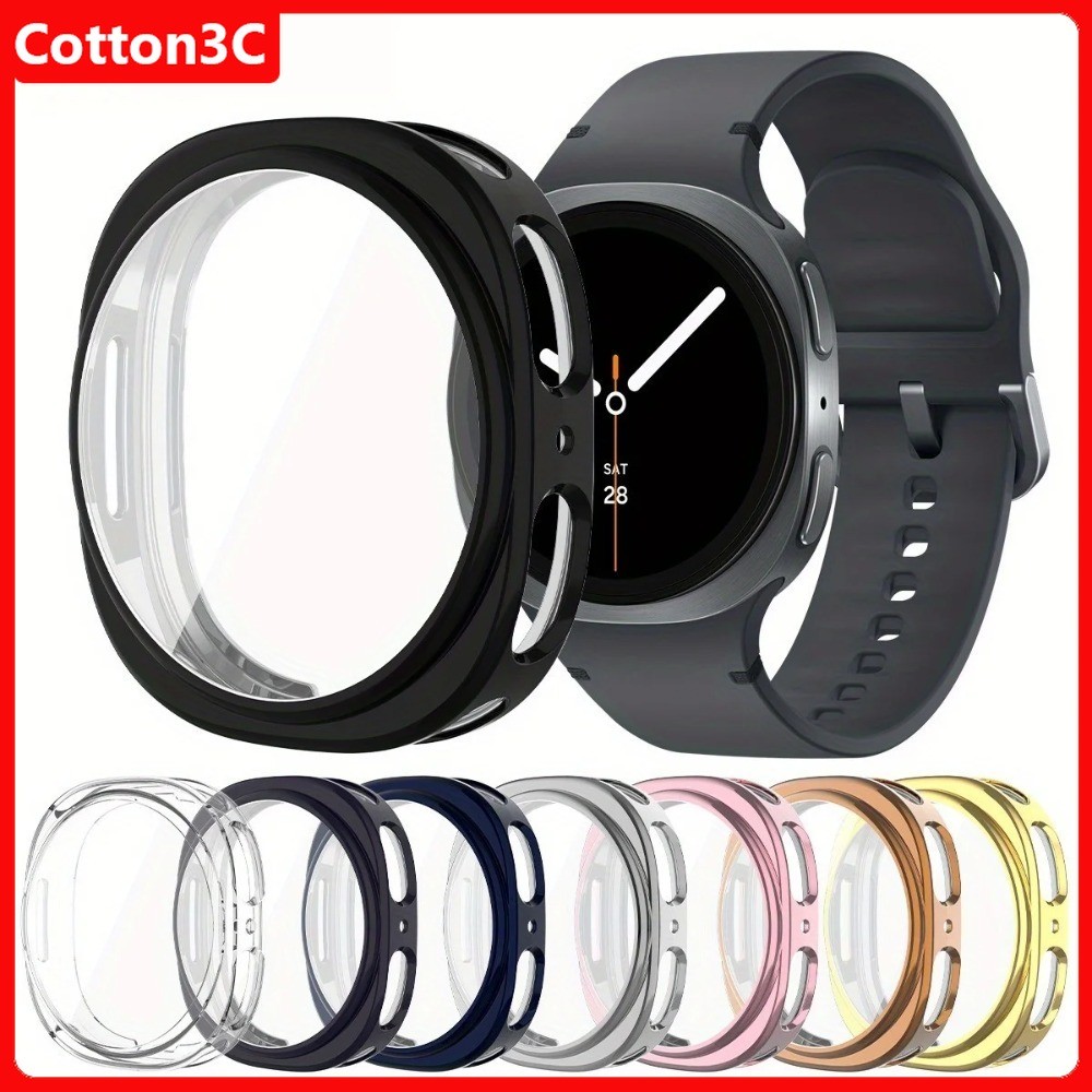 Soft TPU Protector สําหรับ Samsung Galaxy Watch 8 คลาสสิกฝาครอบกันชนป้องกันสําหรับ Samsung Galaxy Watch 8 40 มม.44 มม.