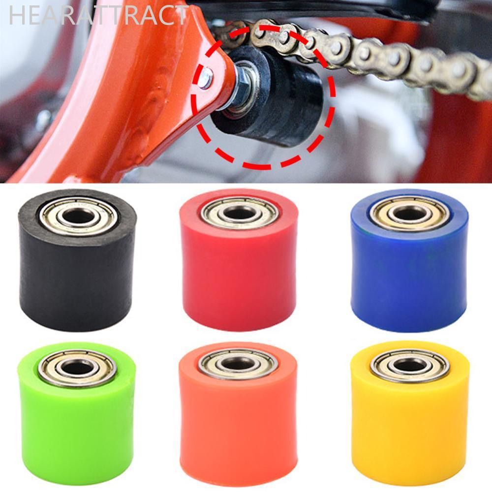HEARATTRACT รถจักรยานยนต์ Chain Pulley Roller Tensioner ล้อ 8 มม.สําหรับ XR CR CRF 125 250 450 D6F8