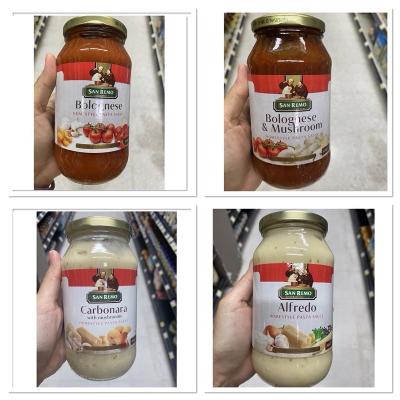 ผลิตภัณฑ์สำหรับ ราดพาสต้า ซัน เรโม่ 480 G. Alfredo Homestyle Pasta Sauce Sanremo อัลเฟรโด โฮมสไตส์ พ
