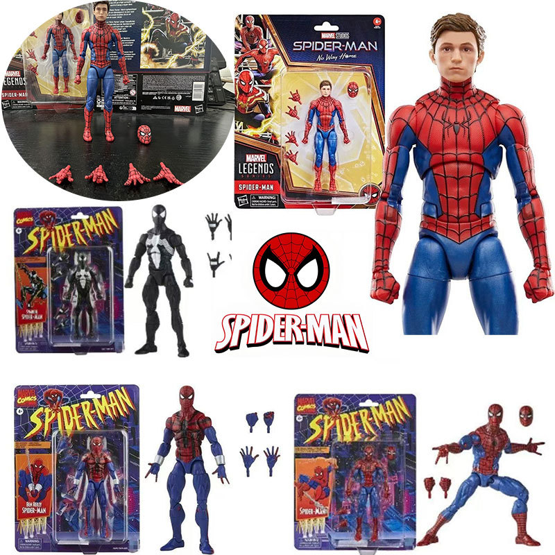 Action Figure Marvel Spider-Man Movable Figure ของเล่นสะสมอะนิเมะรุ่นของเล่นเด็กของขวัญ