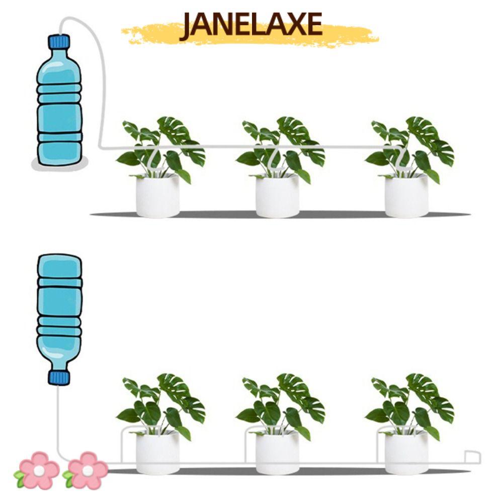 JANELAXE932JN สวนหยดชลประทานชุด, 10/20/30M 4/7 มม.ท่อระบบรดน้ําต้นไม้,พร้อมวาล์วหมุนเวียนปรับเรือนกร
