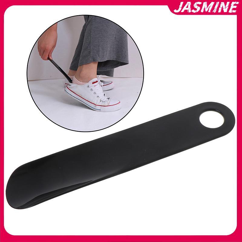 JASMINE 1x แบบพกพาทนทาน Shoehorn พลาสติกมืออาชีพ 18.5 ซม. แตรรองเท้า JASMINE