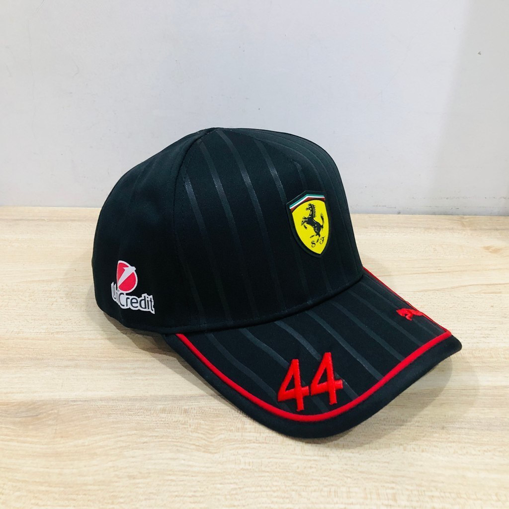 Ferrari F1 Racing Theme Black Baseball Cap