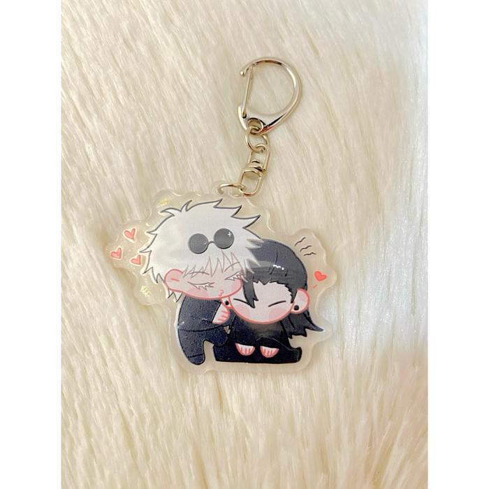 JUJUTSU KAISEN JJK GOJO SATORU GUTO KEYCHAIN GUNGAN KUNCI MURAH อะคริลิค AKRILIK YUHI ITADORI YUTA M