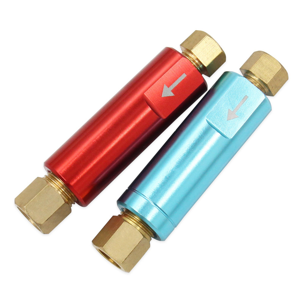 ดัดแปลงท่อเบรควาล์วตรวจสอบ 2lbs 10lbs Handbrake เหยียบเบรคเหล็กคอวาล์วตรวจสอบ 3/8 Joint An3