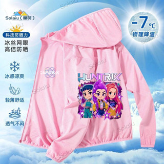 เสื้อผ้าป้องกันแสงแดดสําหรับเด็กผู้หญิงฤดูร้อนสไตล์ใหม่ เคป๊…