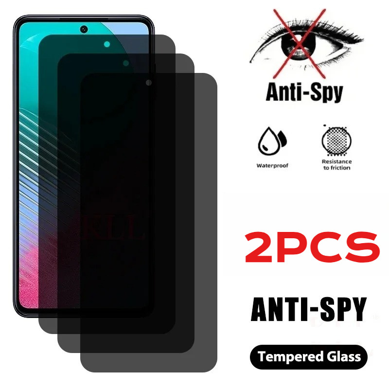 SAMSUNG 2PCS Ultra HDกระจกนิรภัยสําหรับSamsung Galaxy F15 F14 F12 F07 F06 F05 F04 F02s Anti Spyล้างฟ
