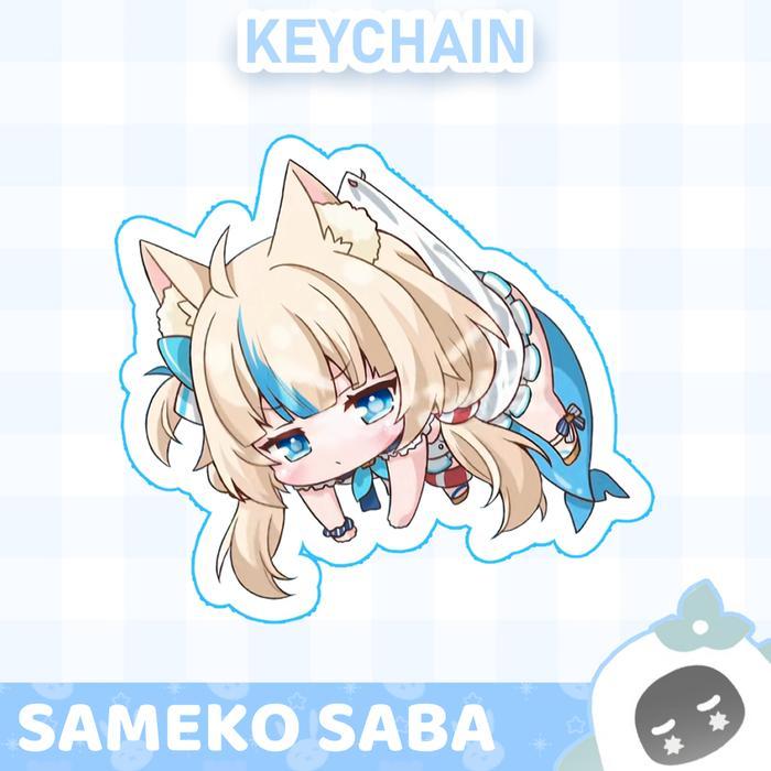 Ganci / Gantungan Kunci Akrilk VTUBER SAMKO SABA - (1)