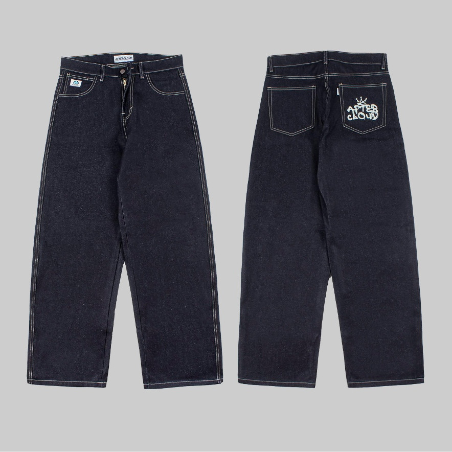 AFTERCLOUD - RAW DENIM BALLOON - LONG PANTS JEANS - RAW DENIM BAGGY - OREGON
