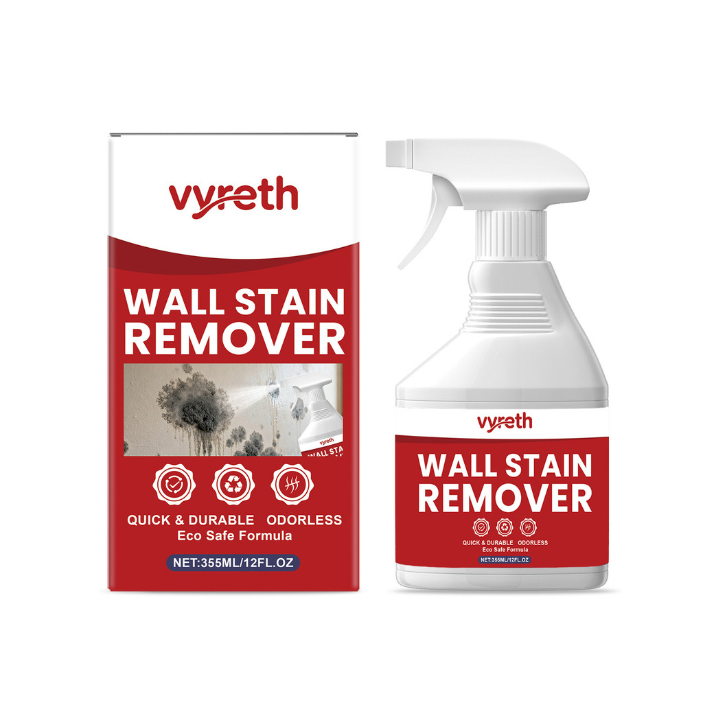 [คลังสินค้าพร้อม] vyreth Wall Stain Cleaning Cream Wall Graffiti Stain Friction Mark Cleaning Refurb