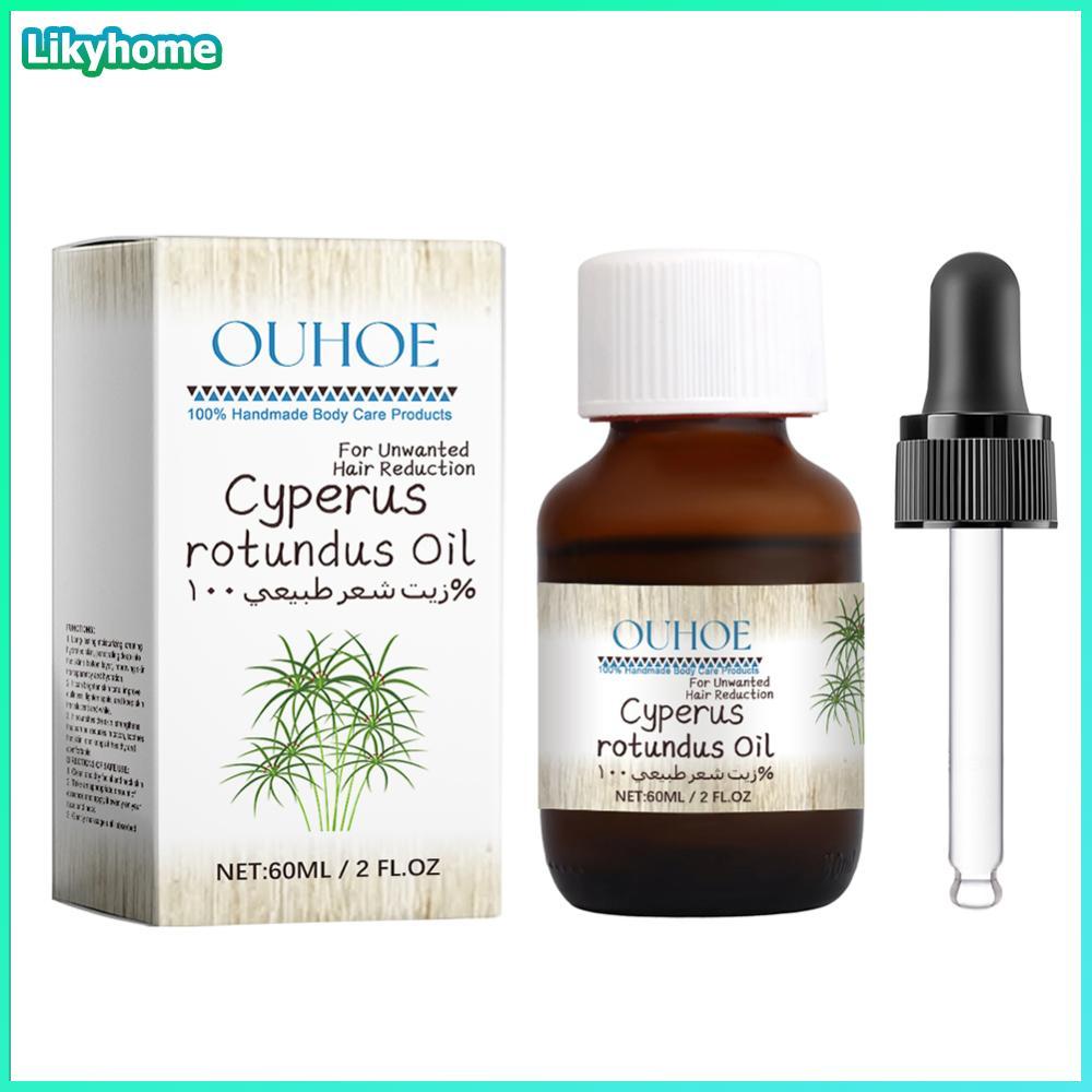 ลิกี้โฮม◐ Cypress Essential Oil Reduction Body Hair Growth Soothing Oil สําหรับกําจัดขน