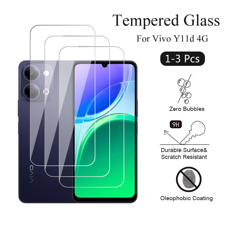 สําหรับVivo Y11d Y05 4G Y21d Y31d Y37d Y37c Y31 Pro Y29t Y04 Y04s Y03 Y03t 5Gกระจกนิรภัยแบนป้องกันกา