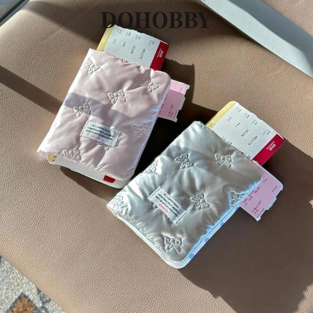 DOHOBBY ปกหนังสือเดินทาง, ใบรับรองมัลติฟังก์ชั่นสีชมพูเงินกระเป๋าหนังสือเดินทาง, แบบพกพา ปู่ ป้องกันการโจรกรรมอุปกรณ์เดินทางตั๋วหนีบ