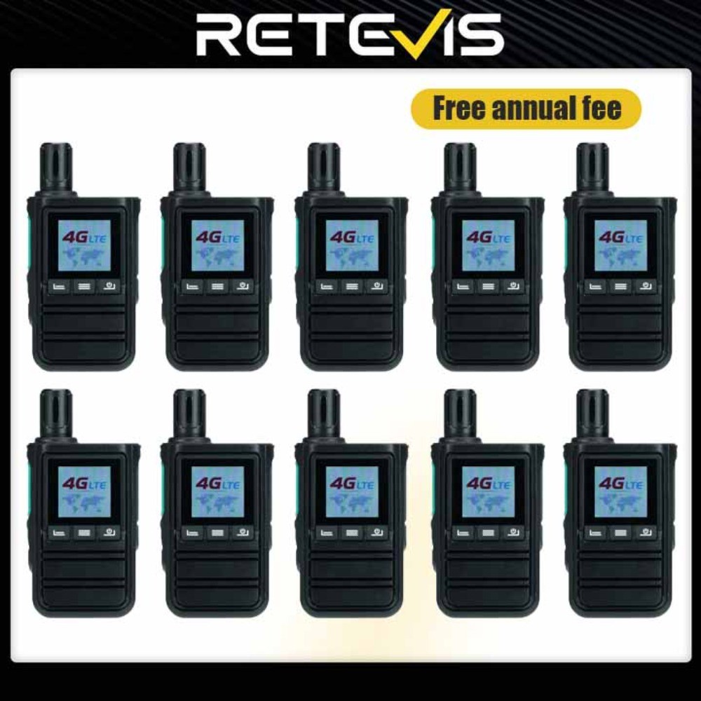 Retevis L51 4G Two Way Radio PoCNetwork Radio Profesional Powerful Two Way Limit for Long Range Flee