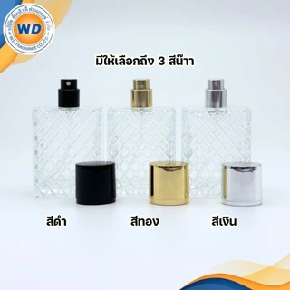 ขวดใส่น้ำหอม หัวสเปรย์ ขวดลาม๊อง ขนาด 50 ML. เลือกสีฝาได้ คุณภาพดี พร้อมส่ง