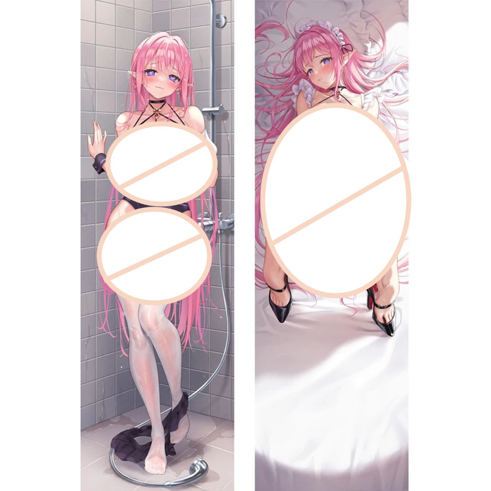 ผลกระทบ Honkai 3 Elysia Dakimakura 2WAY กอดหมอน Body Case อะนิเมะ Fuhua หมอนเบาะรองนั่ง Xmas