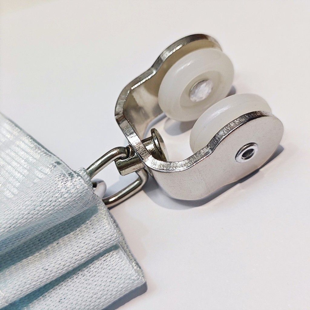 Accessory material slide bend3z Straight pulley curtain track, vintage hook wheels, buckle accessori
