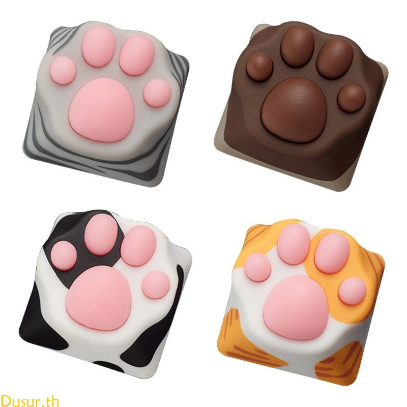 Dusur Mechanical Keyboard Kitty Keycap คีย์บอร์ดอะไหล่